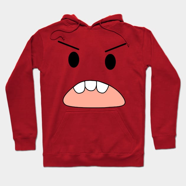 cute angry face Hoodie by Flow Na